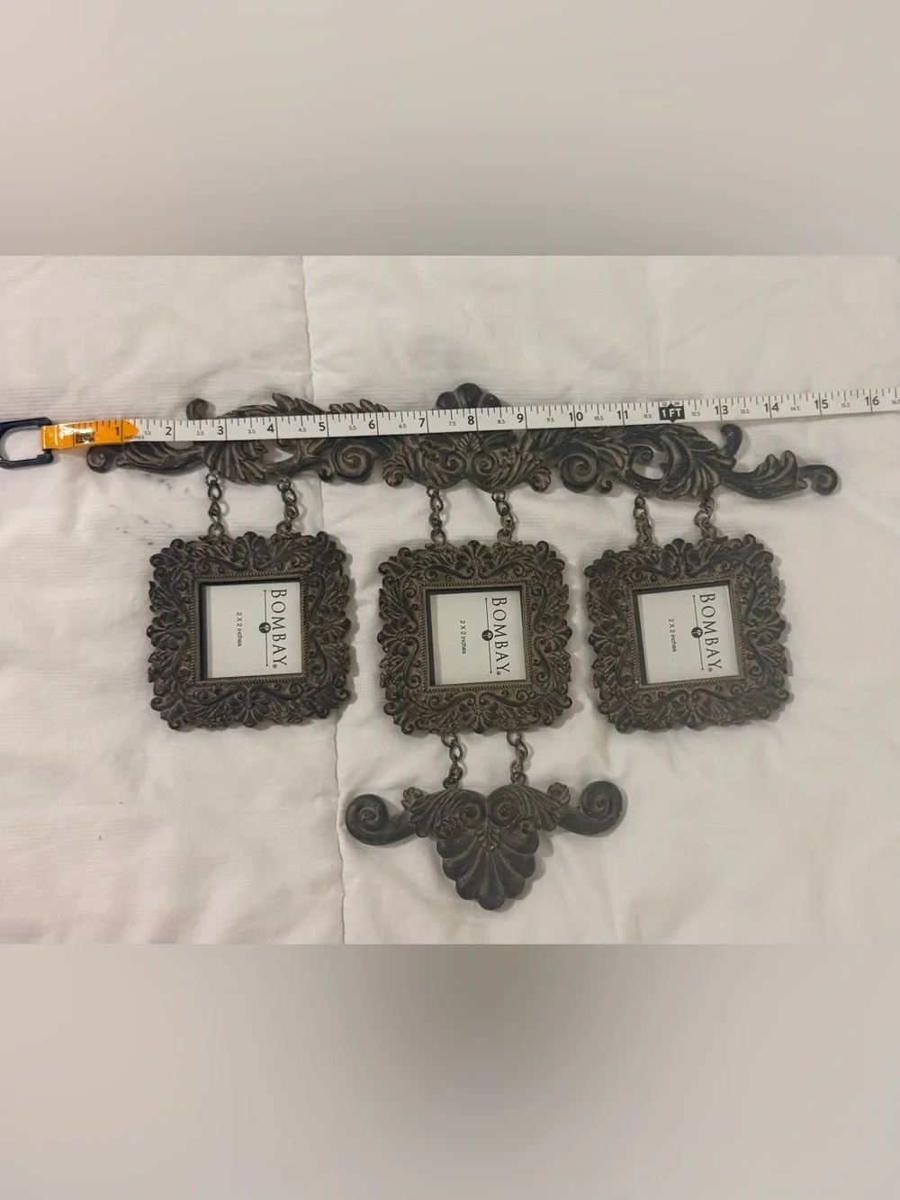 VTG Bombay Company Ornate Triple wall hanging Picture Frame